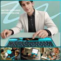iPadCaseStore New Y2K Color Keyboard Case Compatible with Apple iPad – Blue - Image 5