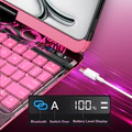 iPadCaseStore New Y2K Color Keyboard Case Compatible with Apple iPad – Pink - Image 5