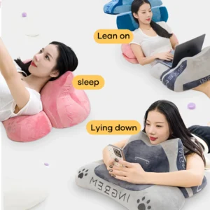 Fat Cat Pillow(with three color pillowcase)