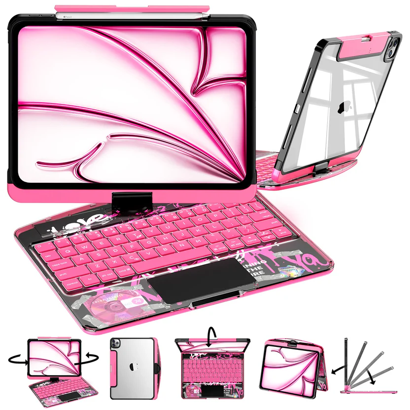 ipadcasestore Rotating iPad Keyboard Case