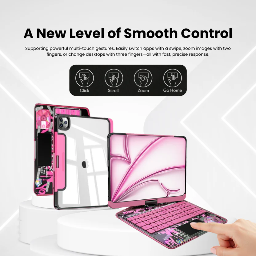 ipadcasestore Rotating iPad Keyboard Case - Image 4
