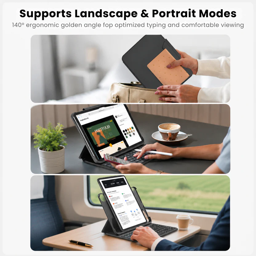ipadcasestore Lightweight Butterfly iPad Keyboard Case - Image 5