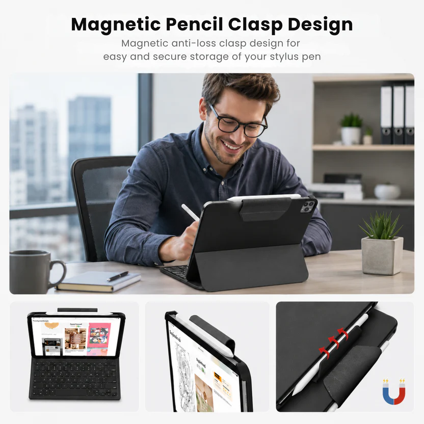 ipadcasestore Lightweight Butterfly iPad Keyboard Case