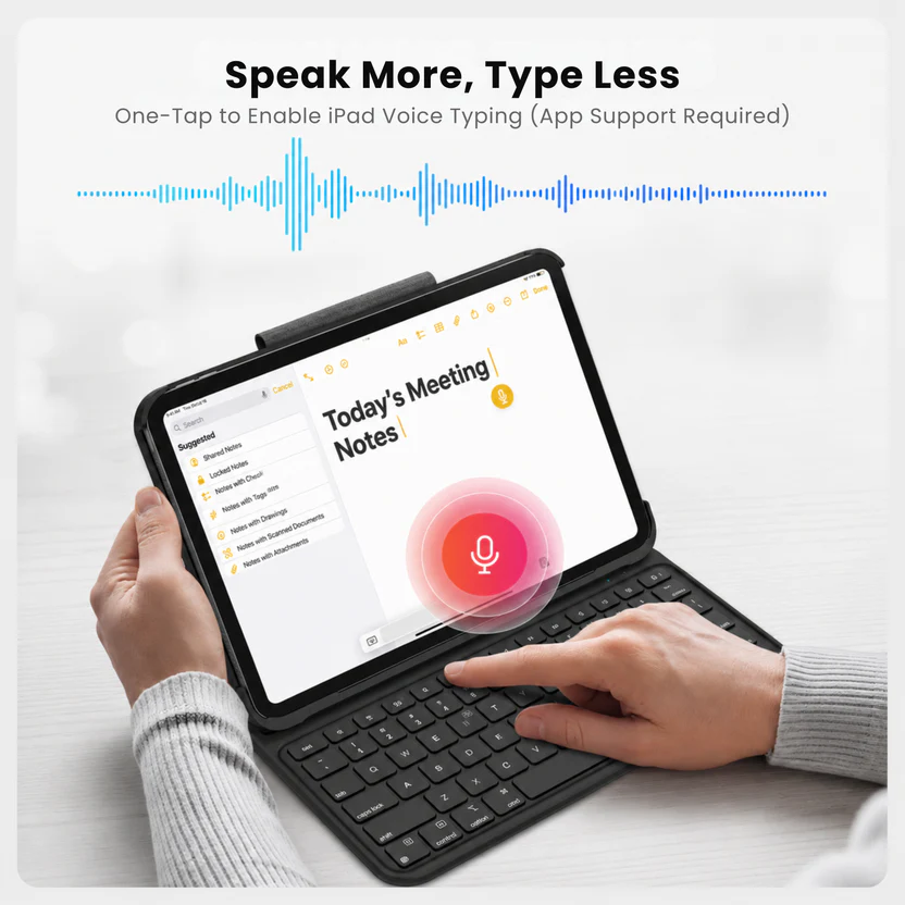 ipadcasestore Lightweight Butterfly iPad Keyboard Case - Image 3