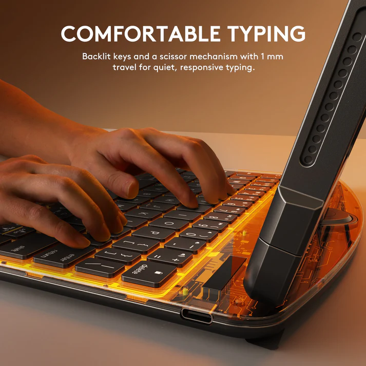 iPadCaseStore Transparent 360° iPad Keyboard Case - Image 7