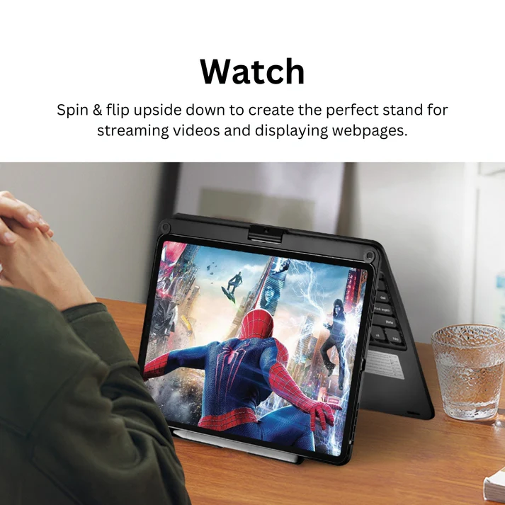 iPadCaseStore Transparent 360° iPad Keyboard Case - Image 3