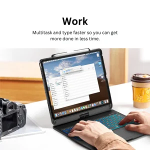 iPadCaseStore Transparent 360° iPad Keyboard Case